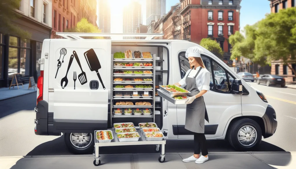 refrigerated van for catering